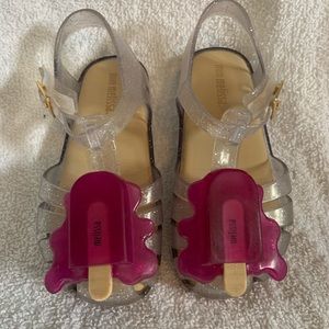 Mini Melissa Popsicle Sandals w/ Velcro Closure